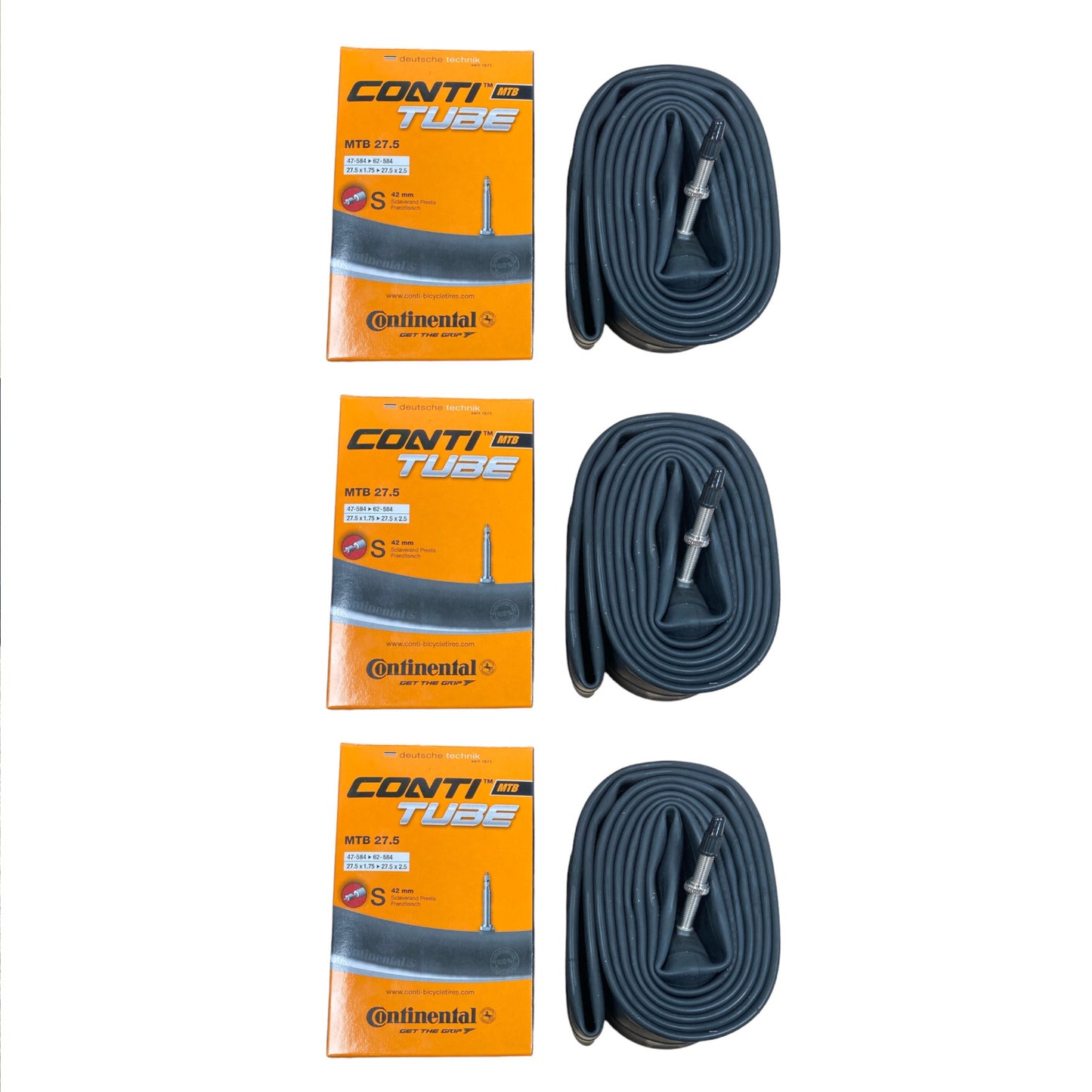 Continental MTB 27.5x1.75-2.5" 27.5 Inch Presta Valve Bike Inner Tube