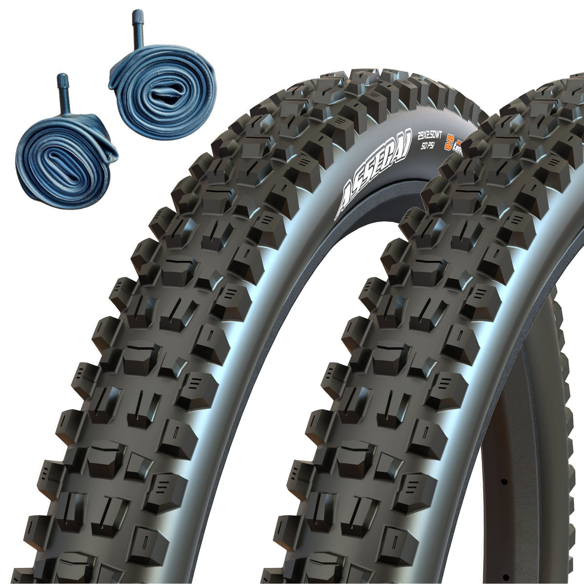 Maxxis Assegai 27.5 x 2.50WT 60 TPI Folding Dual Compound EXO Tubeless 27.5 Inch Bike Tyre