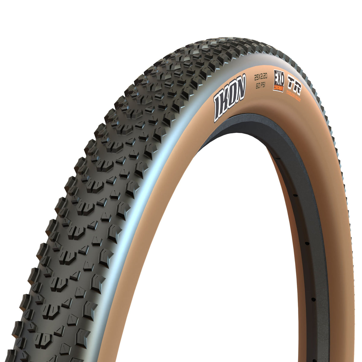 Maxxis Ikon 29 x 2.20 60 TPI Folding Dual Compound EXO Tanwall 29 Inch Bike Tyre