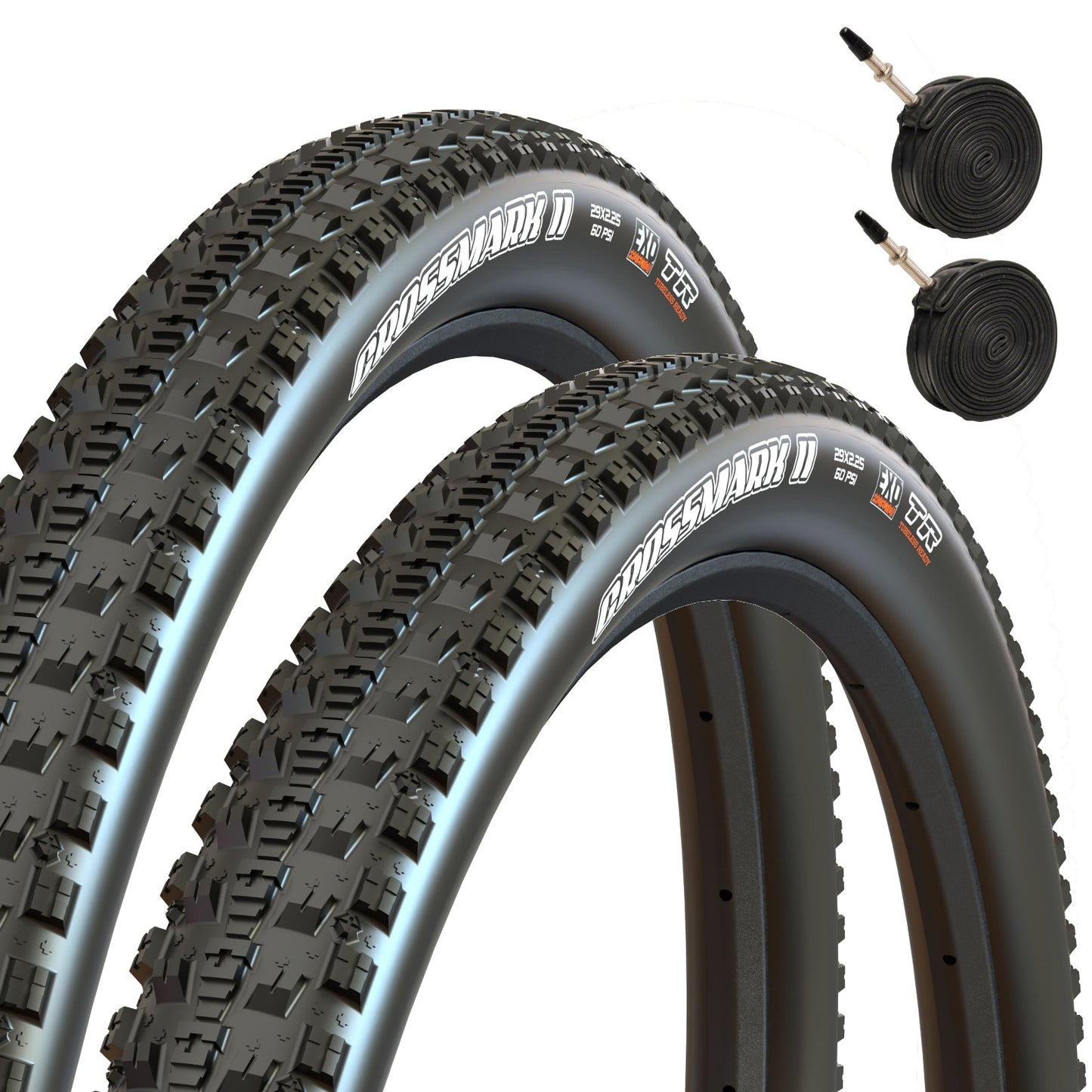 Maxxis CrossMark II 26 x 2.10 60 TPI Folding Dual Compound EXO Tubeless 26 Inch Bike Tyre