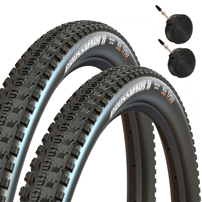 Maxxis CrossMark II 26 x 2.10 60 TPI Folding Dual Compound EXO Tubeless 26 Inch Bike Tyre
