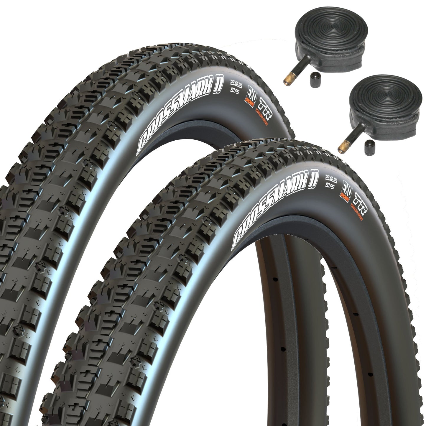 Maxxis CrossMark II 26 x 2.10 60 TPI Folding Dual Compound EXO Tubeless 26 Inch Bike Tyre