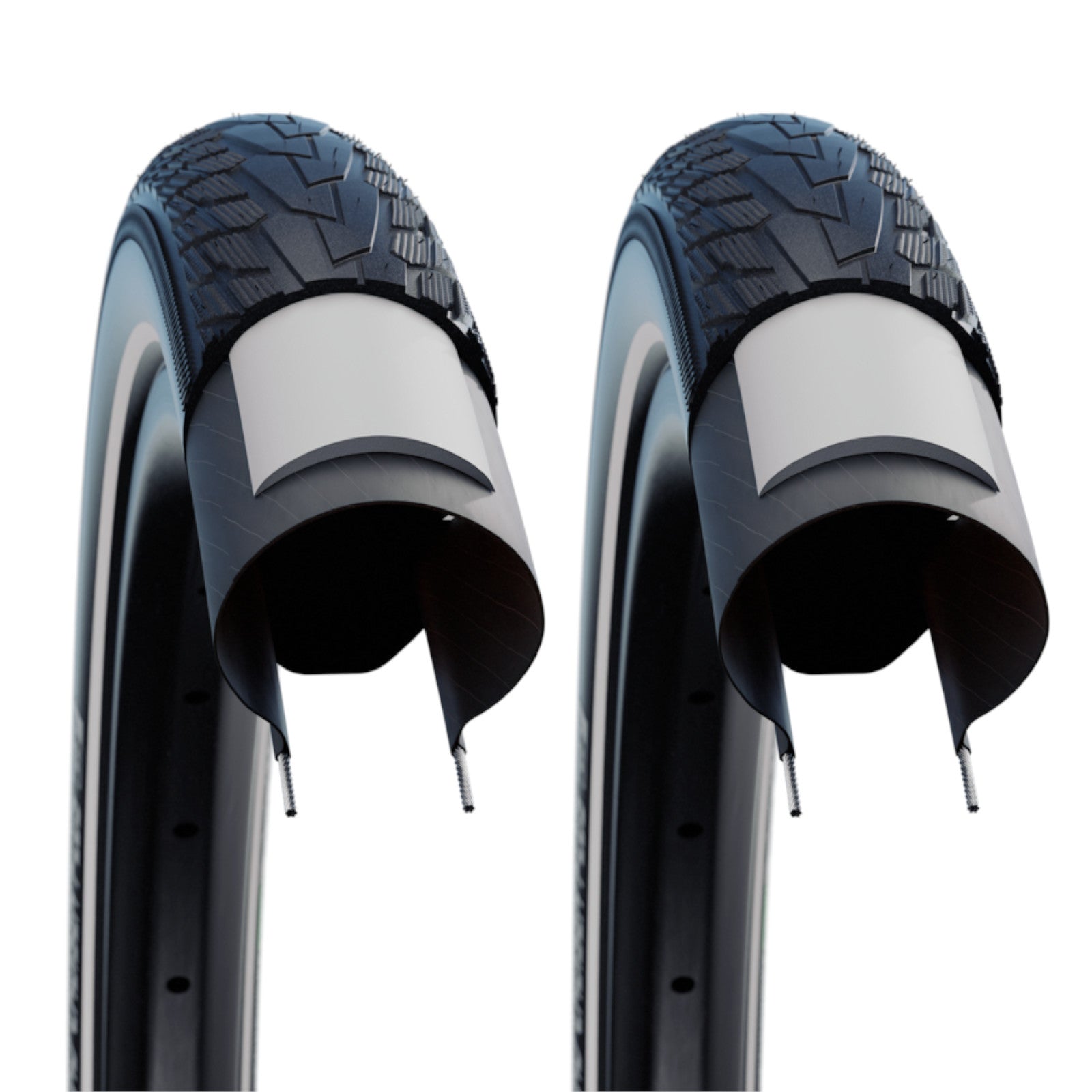 Schwalbe Motion Road Cruiser Plus 28 x 2.0 Green TwinSkin Wired 29er 28 Inch Bike Tyre Reflective