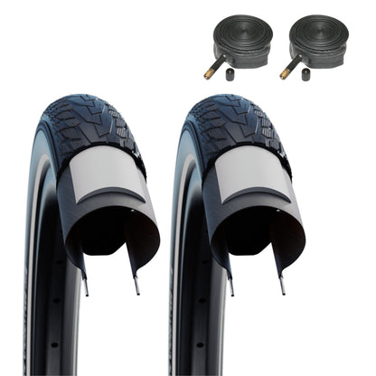 Schwalbe Motion Road Cruiser Plus (29er) 28 x 2.0 Green TwinSkin Wired Bike Tyre Reflective