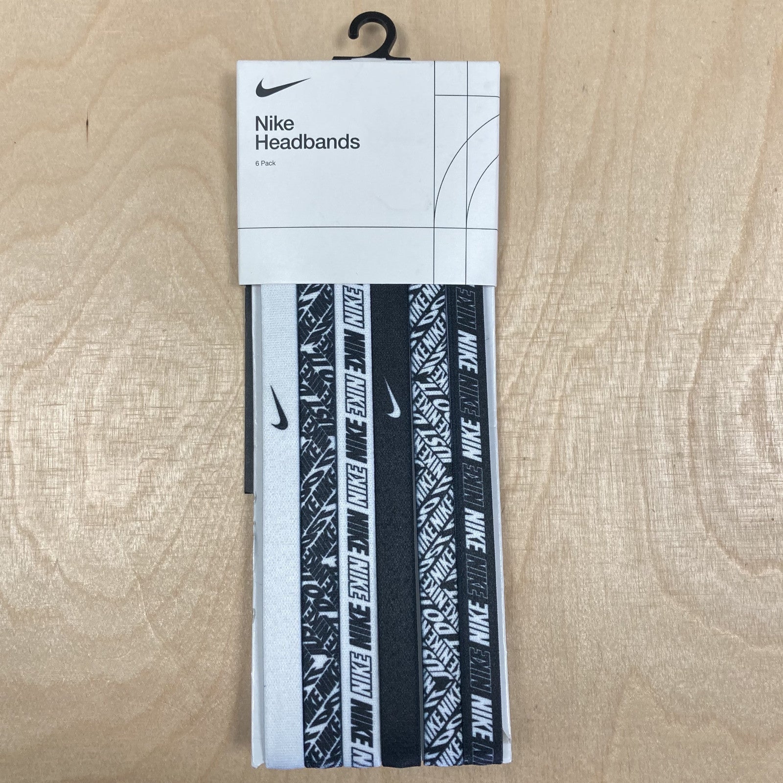 Nike Headbands Printed Fitness Accessory 6 Pack Alternate 1
