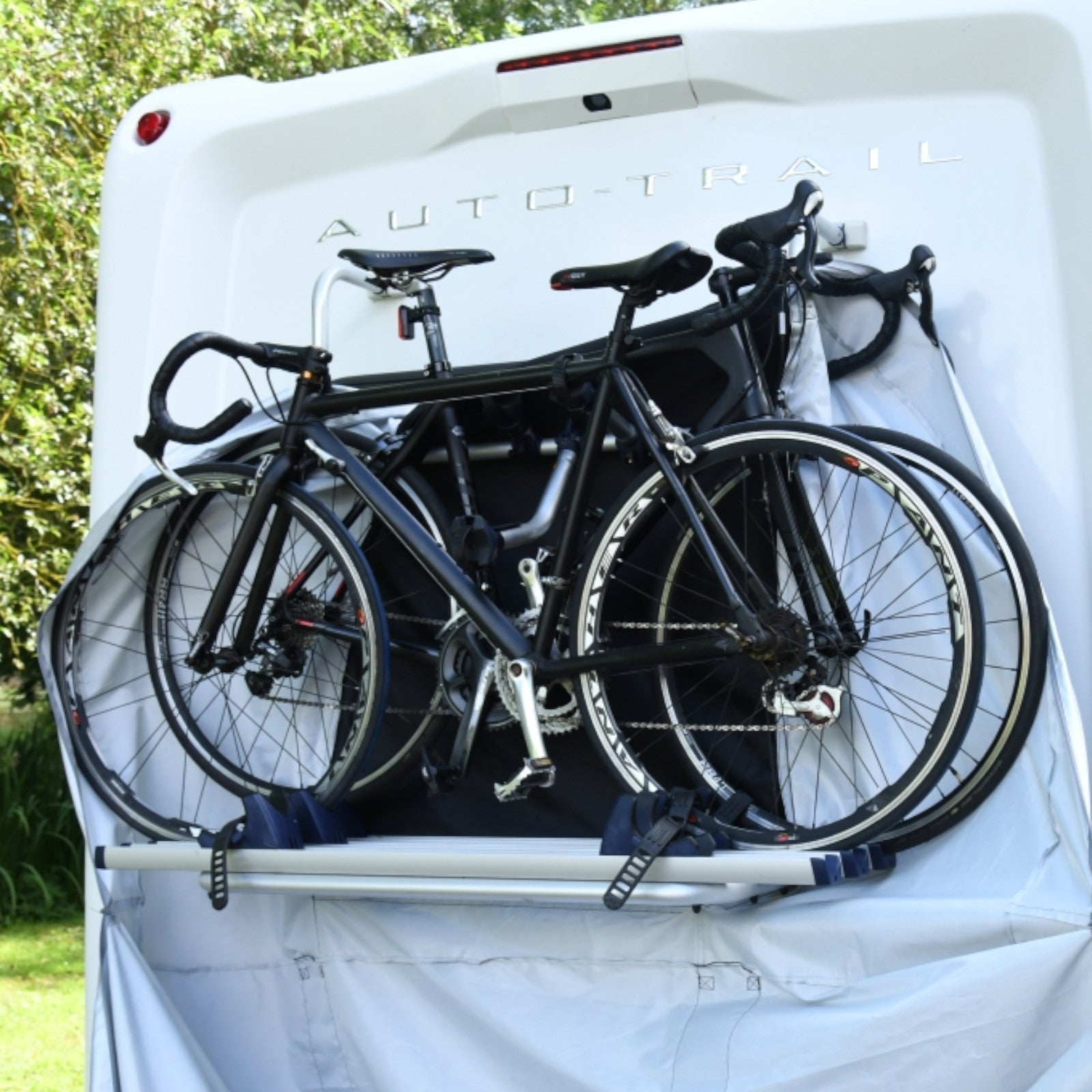 Oxford Aquatex Touring Deluxe 1-2 Bike Storage Cover Motorhome Alternate 1