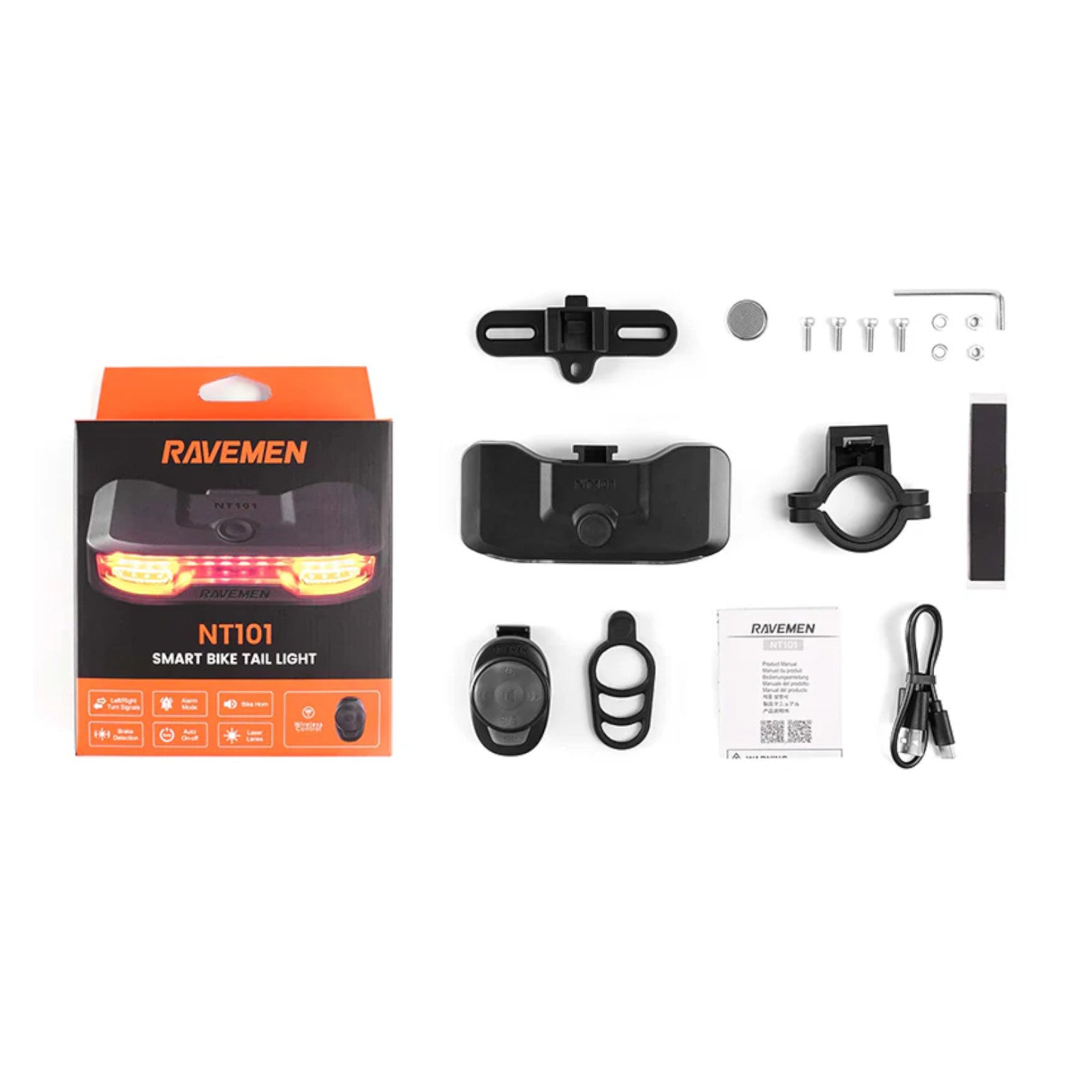 Ravemen NT101 Smart Bike Tail Light Rear Bike Light Alternate 1