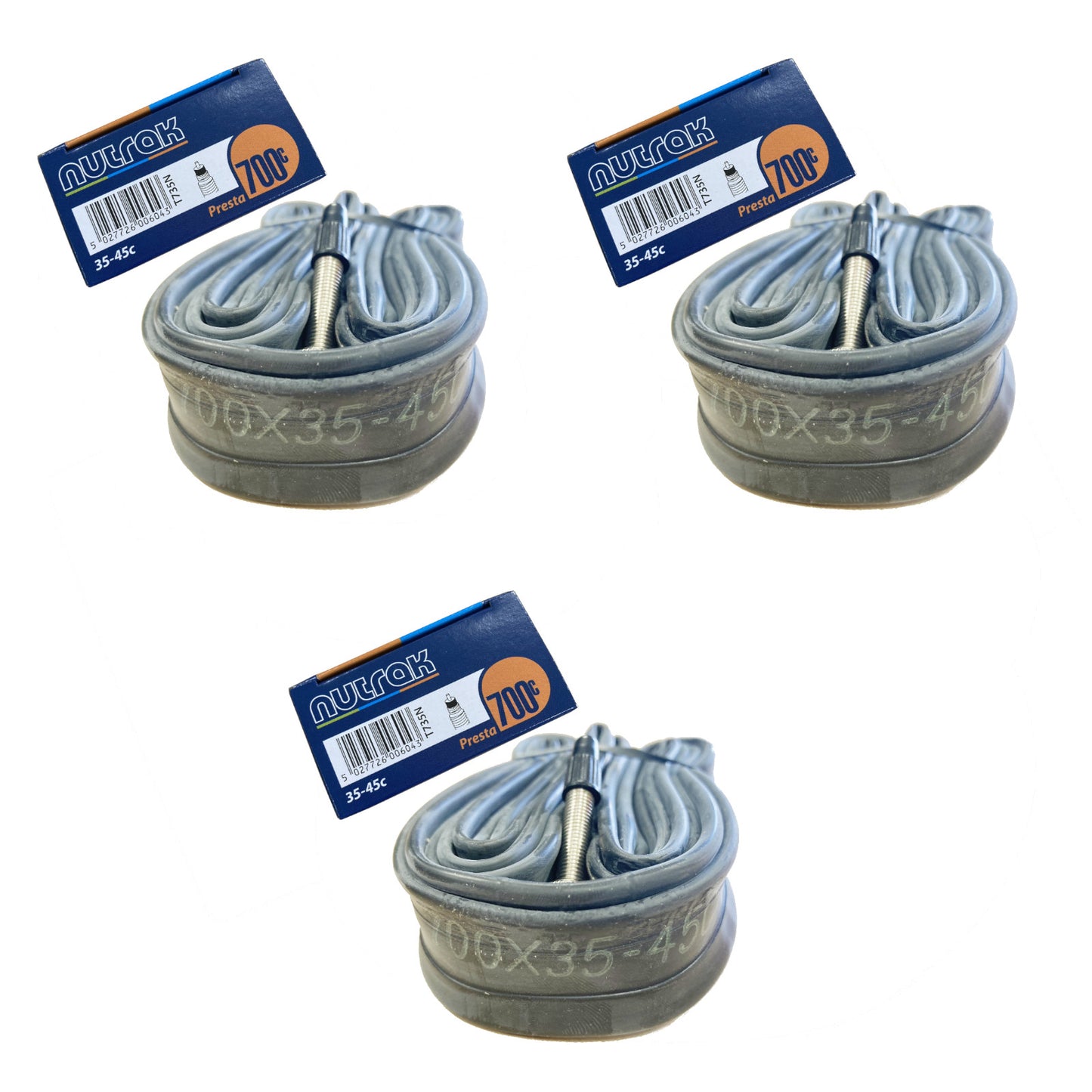 Chambre à air de vélo Nutrak 700x35-45c 700c Presta Valve