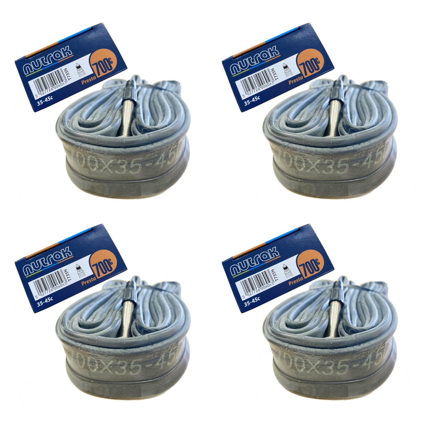 Chambre à air de vélo Nutrak 700x35-45c 700c Presta Valve