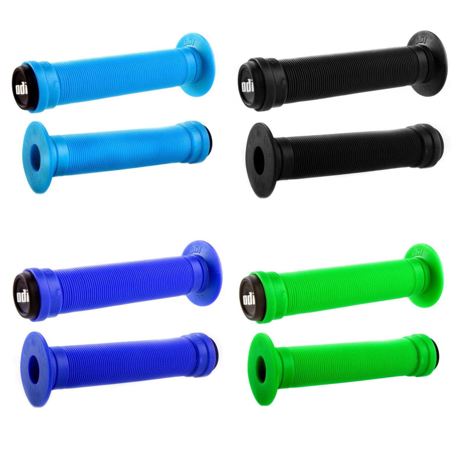 ODI Longneck ST BMX / Scooter Grips 143mm - Aqua Bike Handlebar Grips Collection