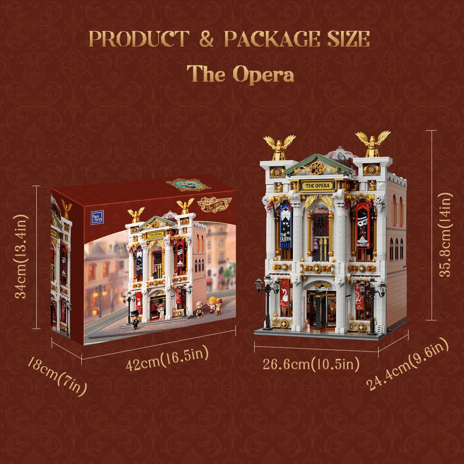 Pantasy The Opera Building 3D Puzzle 3518 Pieces 85019 Alternate 11