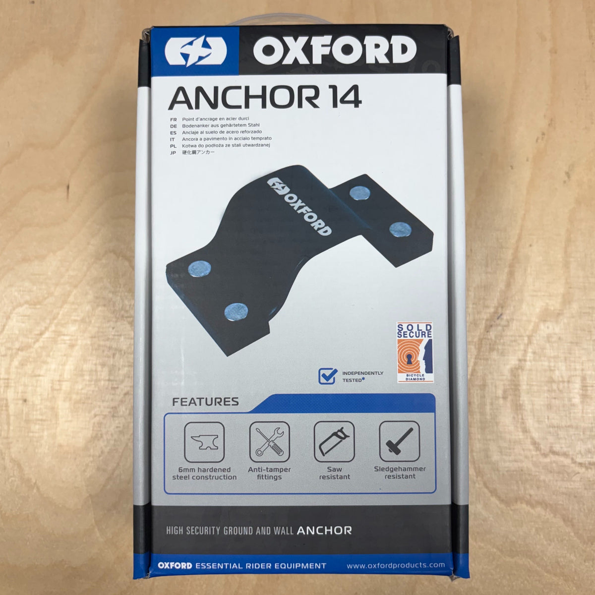 Oxford Anchor14 Ground & Wall Anchor Kit Bike Lock Anchor Alternate 8