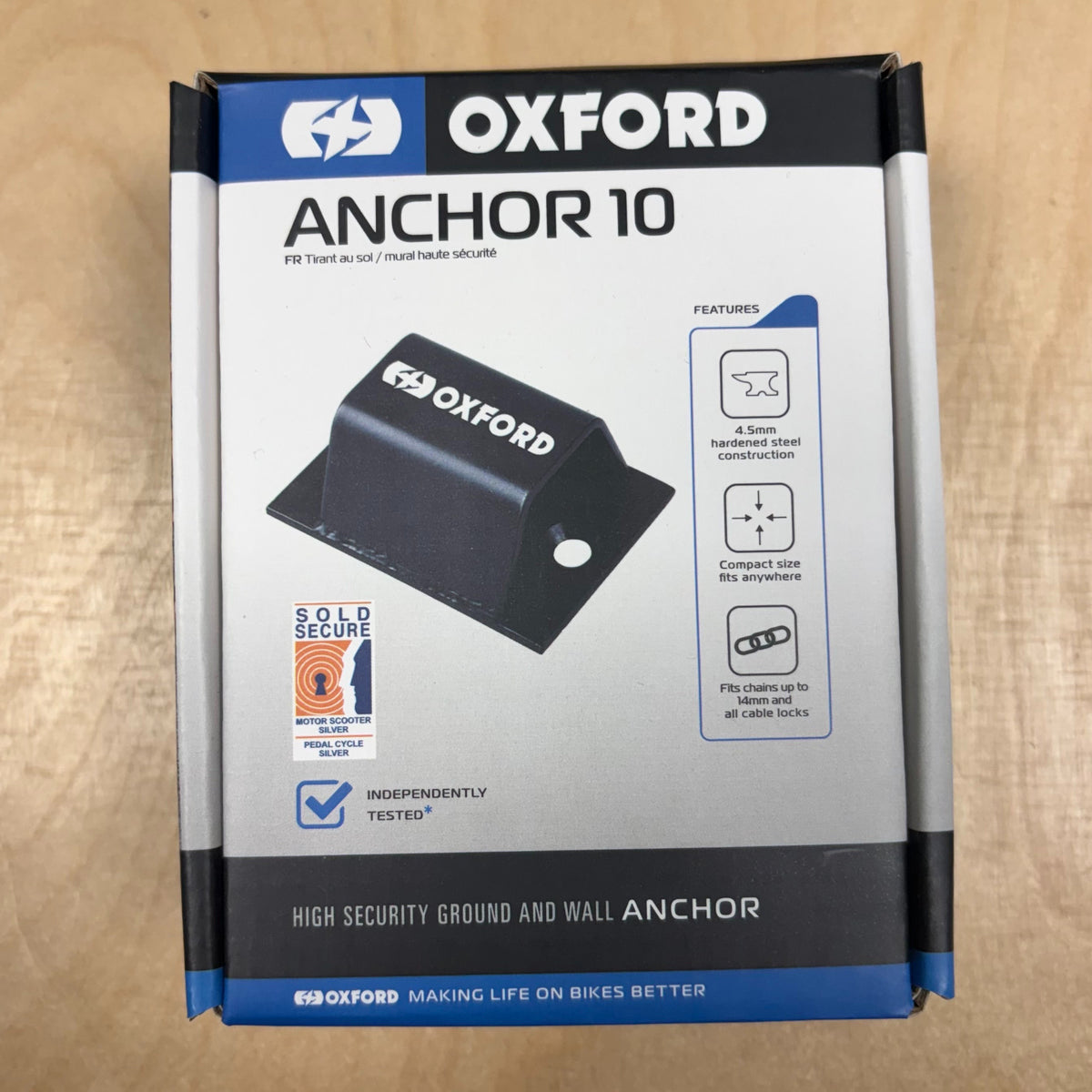 Oxford Anchor10 Ground & Wall Anchor Kit Bike Lock Anchor Alternate 3