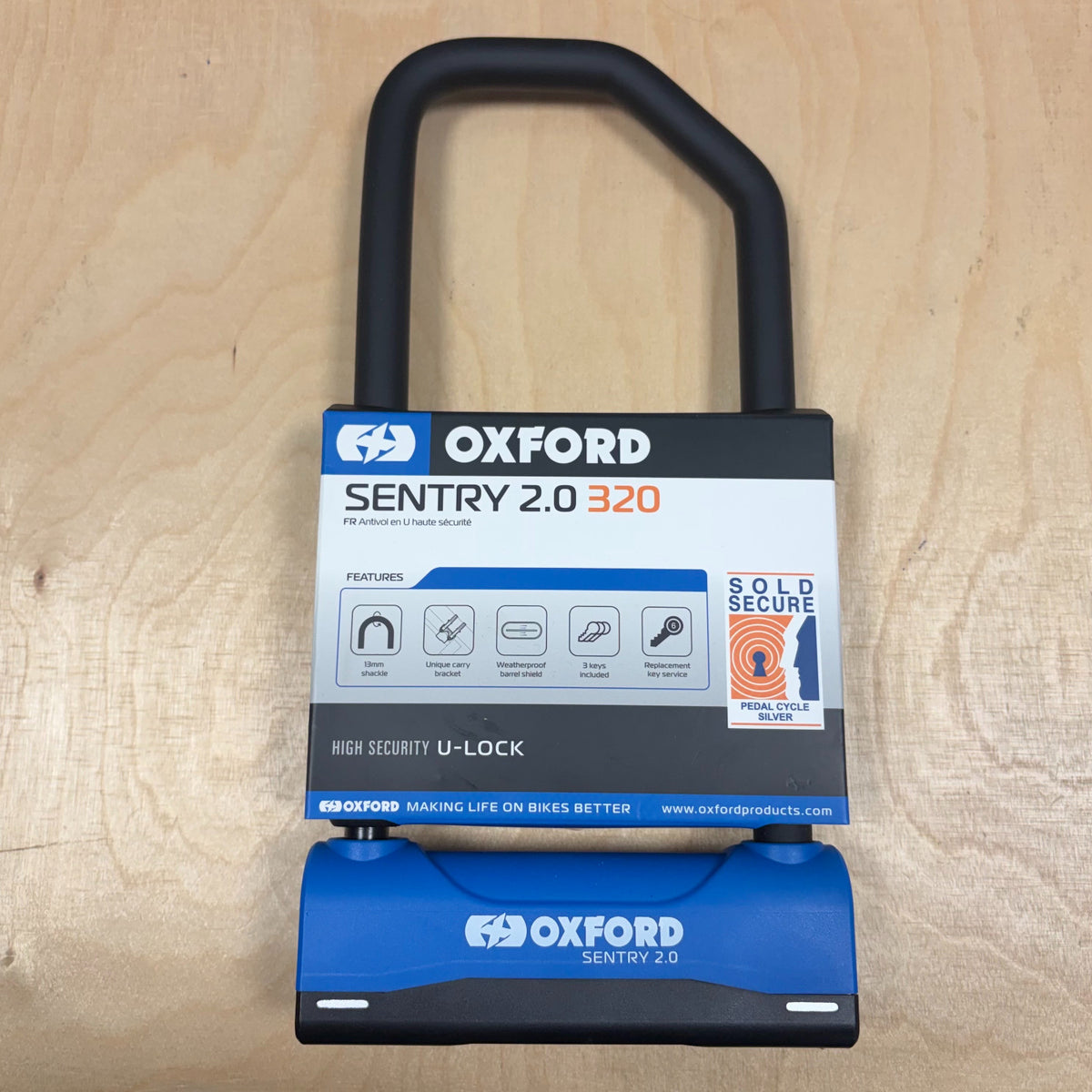Oxford Sentry 2.0 320mm Bike D-Lock Alternate 3