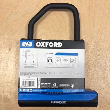 Oxford Patrol 1.0 260mm Bike D-Lock Alternate 2