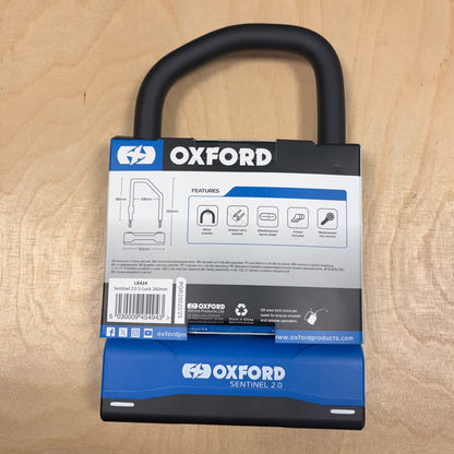 Oxford Sentinal 2.0 320mm Bike D-Lock Alternate 2
