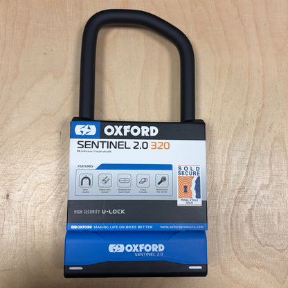 Oxford Sentinal 2.0 320mm Bike D-Lock Alternate 1