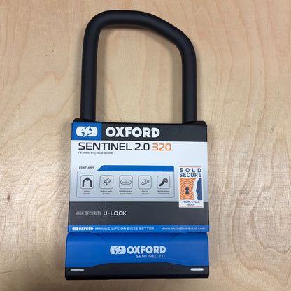 Oxford Sentinal 2.0 320mm Bike D-Lock Alternate 2