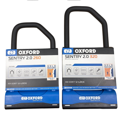 Oxford Sentry 2.0 320mm Bike D-Lock Collection