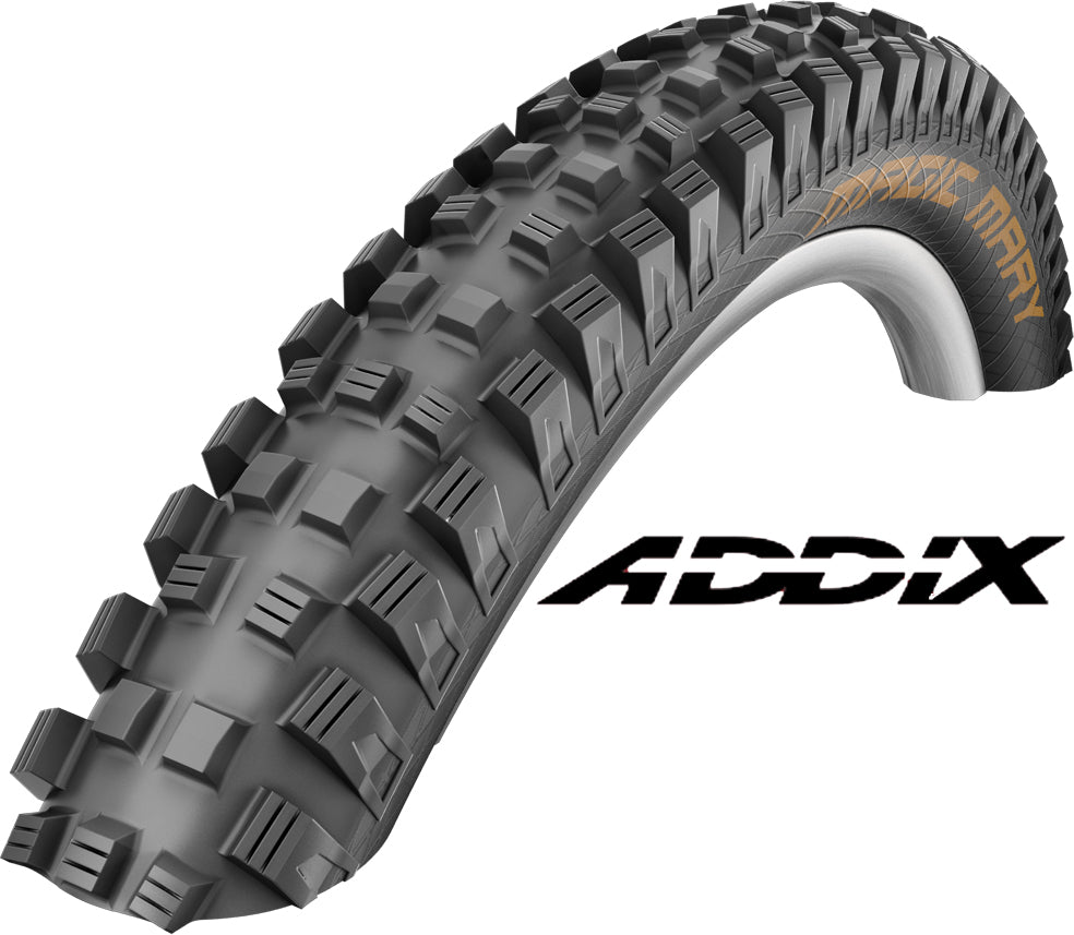 Schwalbe Magic Mary 27.5x2.4" Addix Bike Park Wire 27.5 Inch Bike Tyre Pair of Tyres