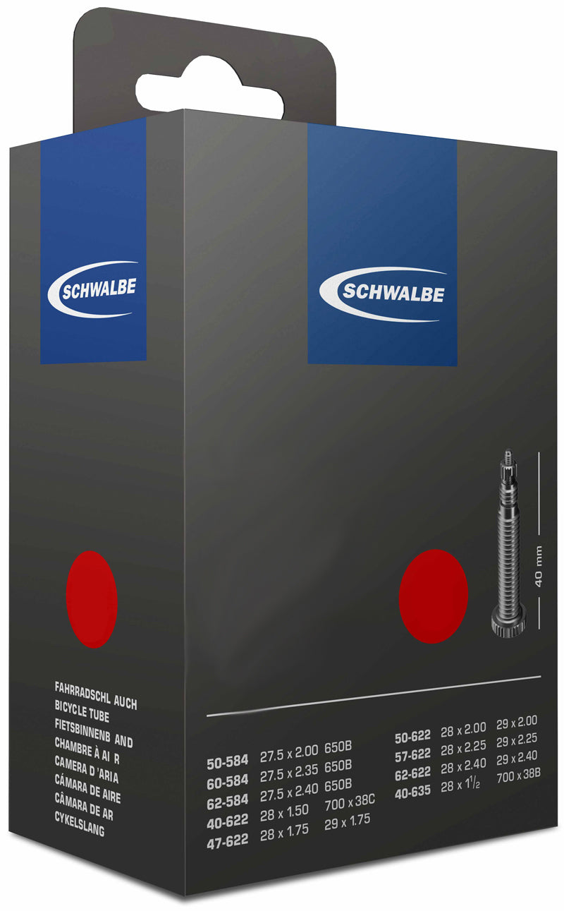 Schwalbe SV7 20x1.5-2.5" 40mm 20 Inch Presta Valve Bike Inner Tube