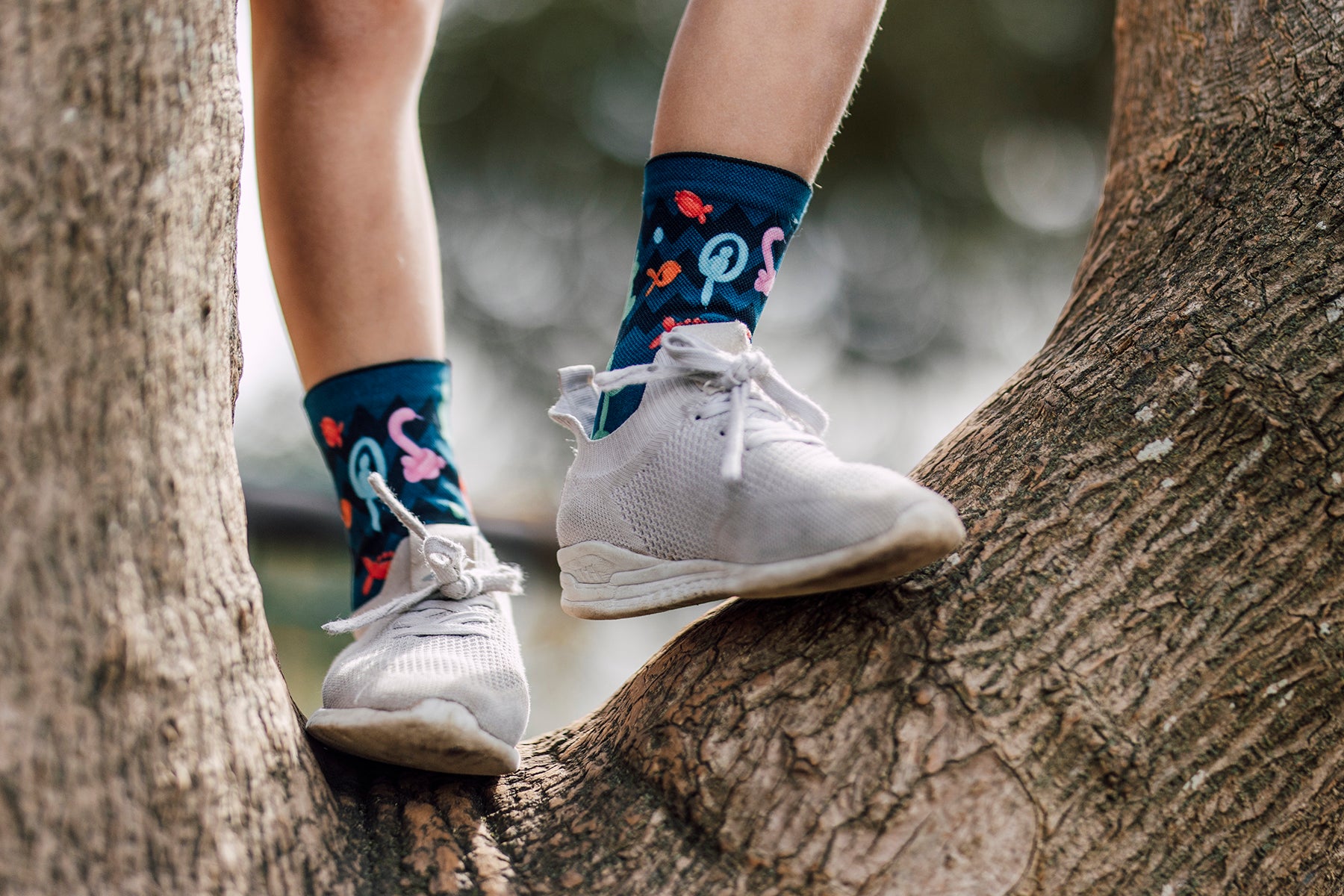 Sox Footwear Blocks & Balloon Combo Pack Size 9-12 Kid's Cycling Socks Alternate 2