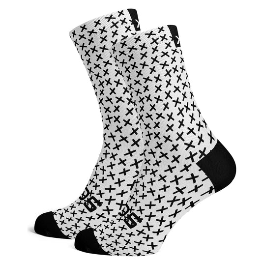 Sox Footwear Cross Mono-Chrome Premium Crew Men's Cycling Socks