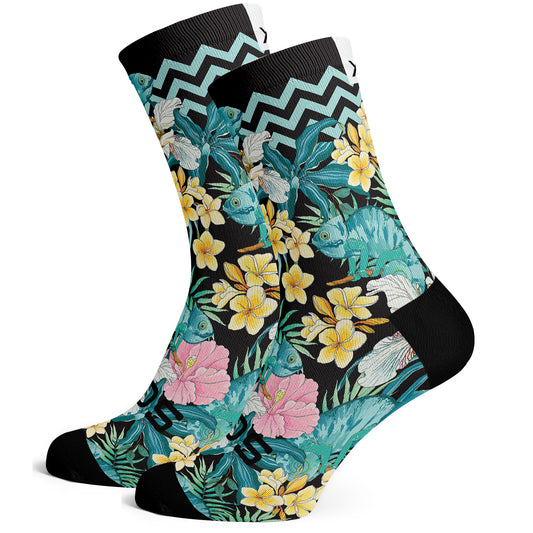 Sox Footwear Chameleon Animals Premium Crew Men's Cycling Socks