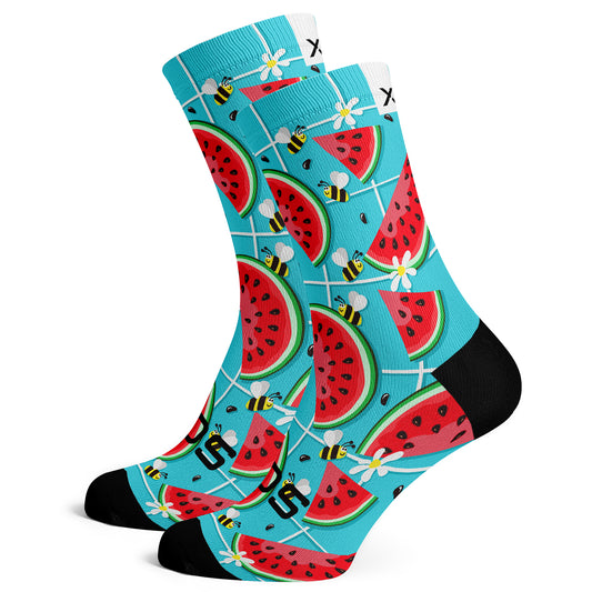 Sox Footwear Fruity Bright & Fun Premium Crew Men's Cycling Socks