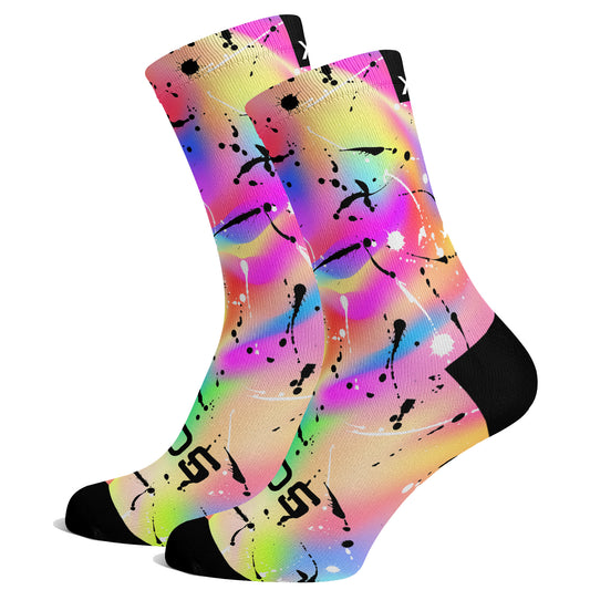 Sox Footwear Holographic Bright & Fun Premium Crew Men's Cycling Socks