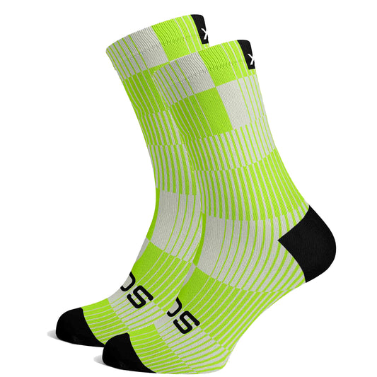 Sox Footwear Slight Green Minimalist Premium Crew Men's Cycling Socks