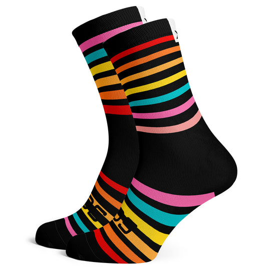 Sox Footwear Rainbow Colours Premium Crew Men's Cycling Socks