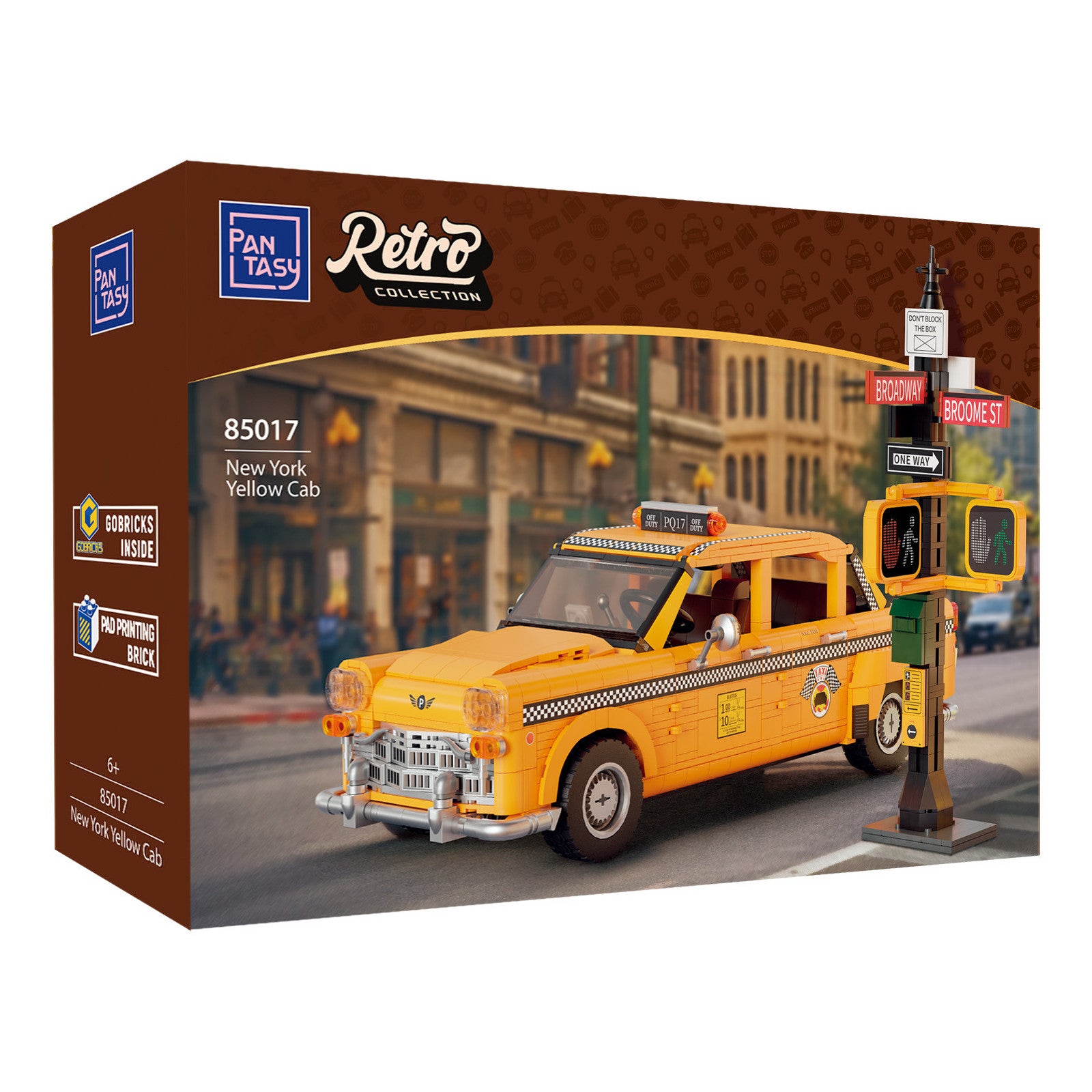 Pantasy New York Yellow Taxi Cab 1601 Pieces 3D Puzzle Alternate 3