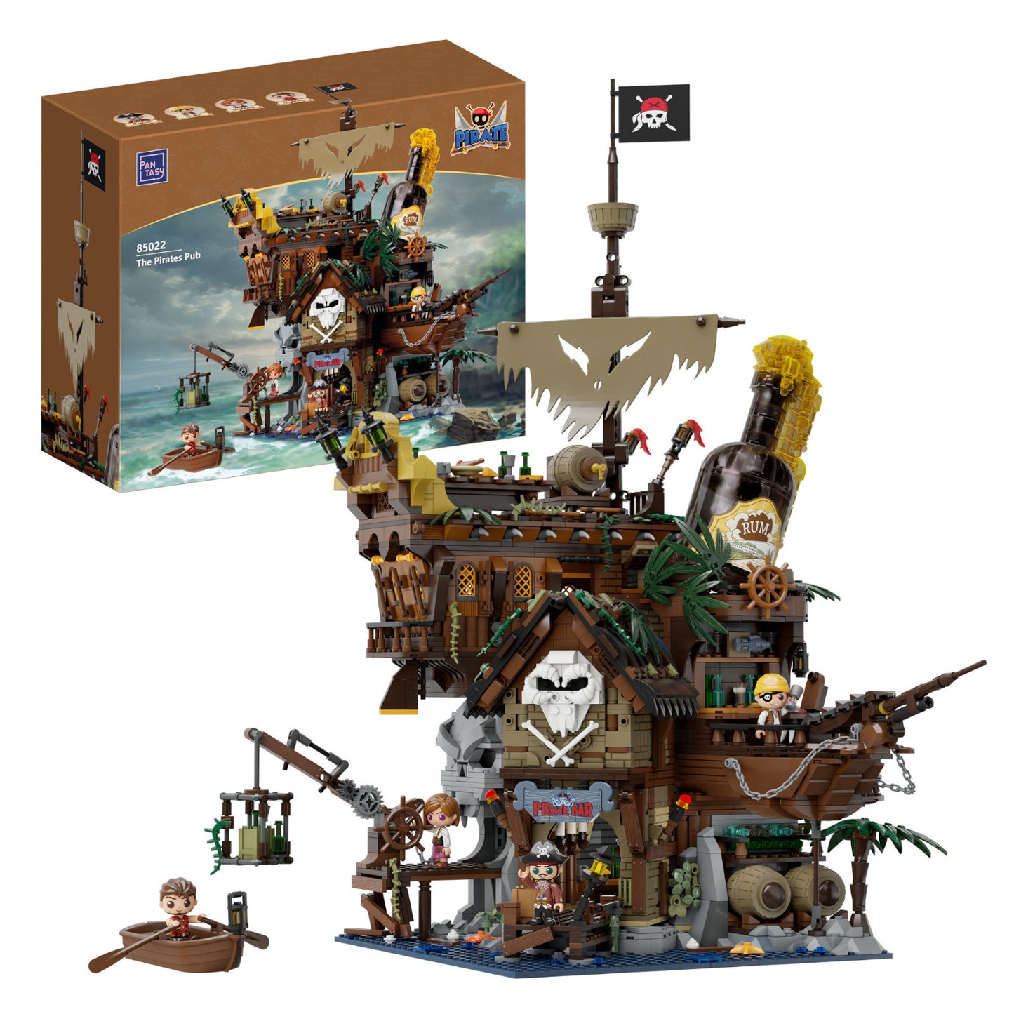 Pantasy The Pirates Pub Ship Building 2814 Pieces 3D Puzzle