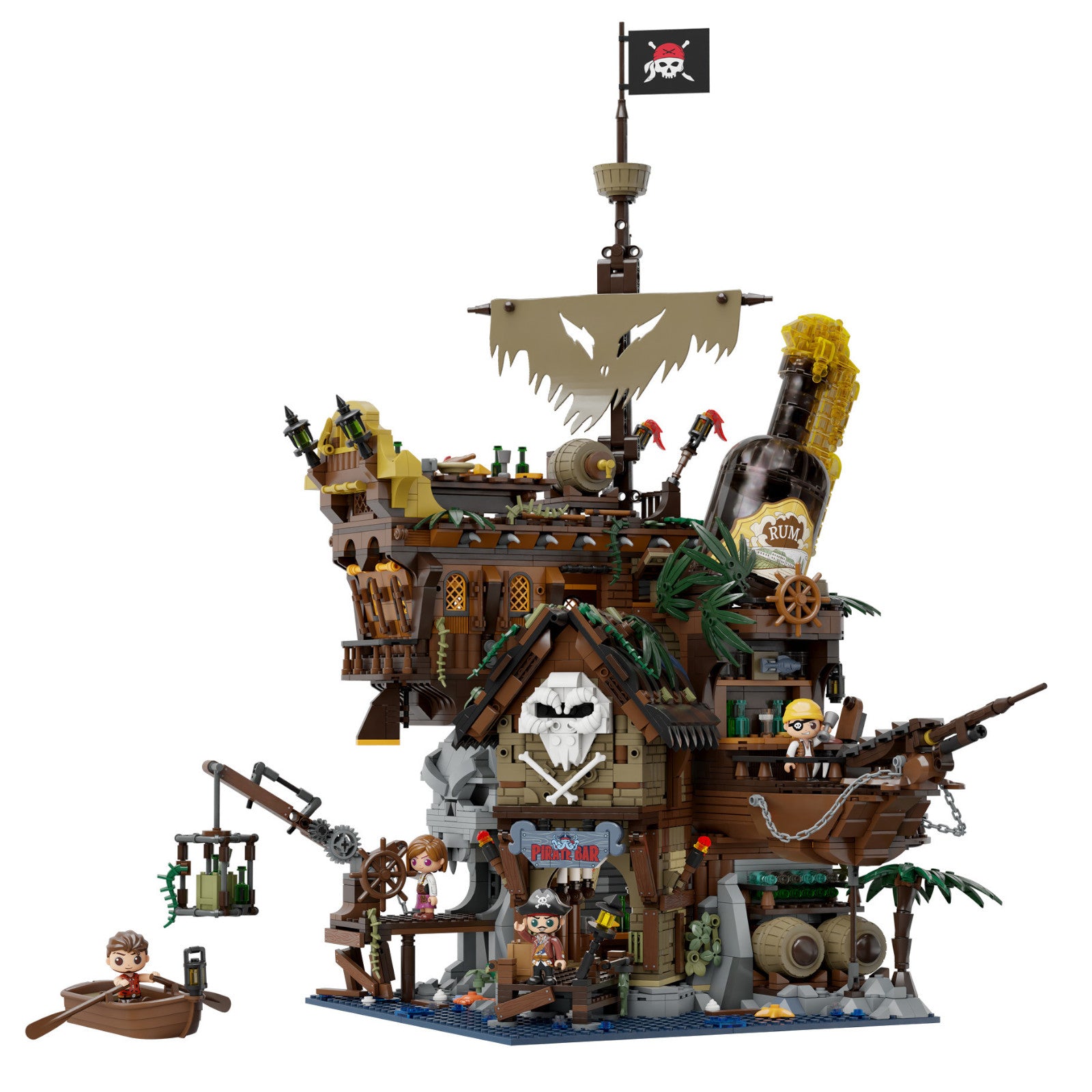 Pantasy The Pirates Pub Ship Building 2814 Pieces 3D Puzzle Alternate 5