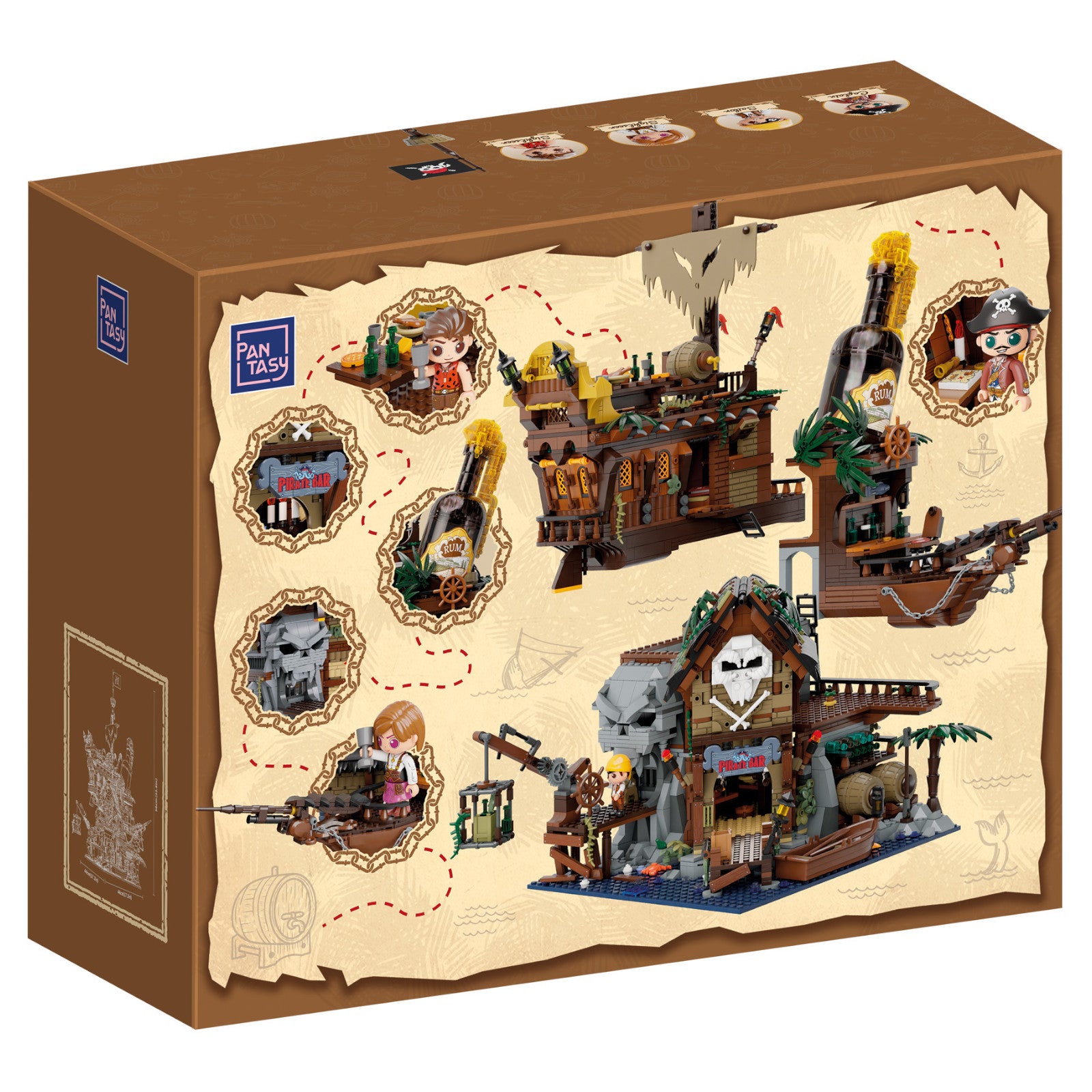 Pantasy The Pirates Pub Ship Building 2814 Pieces 3D Puzzle Alternate 7