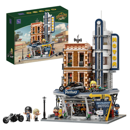 Pantasy Motorcycle Restaurant Building 2989 Pieces 3D Puzzle