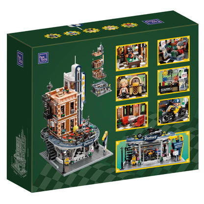 Pantasy Motorcycle Restaurant Building 2989 Pieces 3D Puzzle Alternate 11