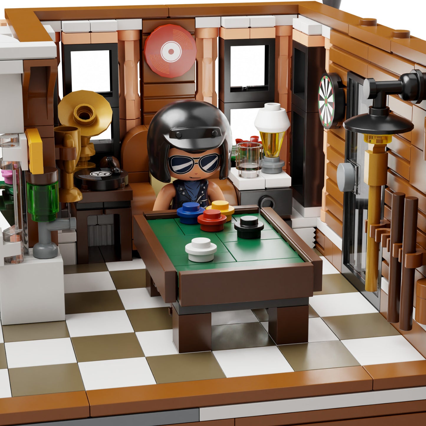 Pantasy Motorcycle Restaurant Building 2989 Pieces 3D Puzzle Alternate 8