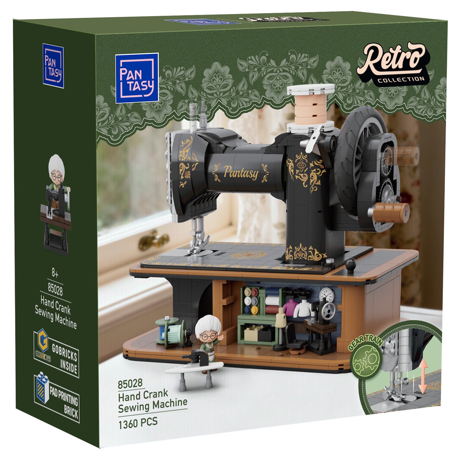 Pantasy Antique Hand Crank Sewing Machine 1360 Pieces 3D Puzzle Alternate 6