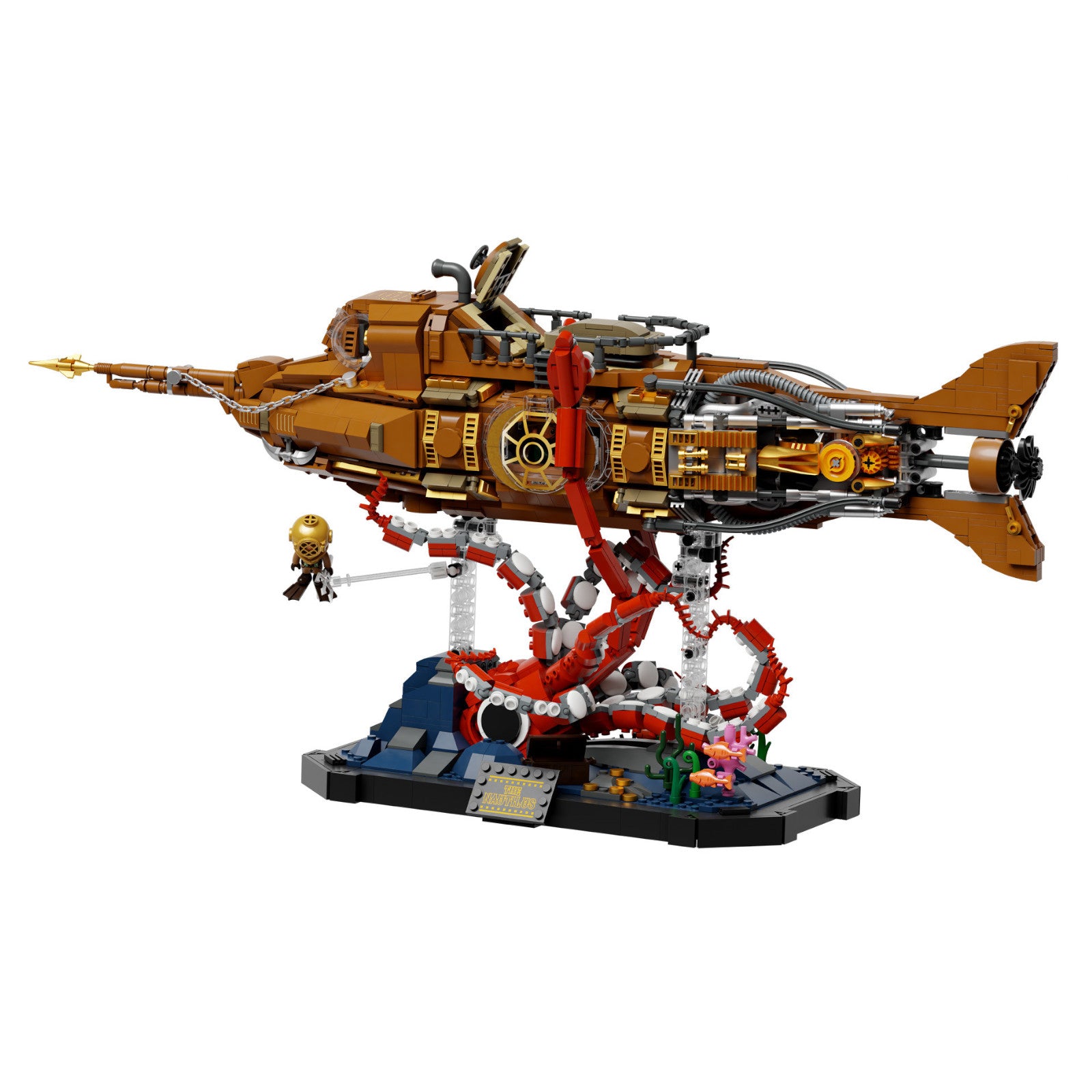 Pantasy The Nautilus Steampunk Submarine 2552 Pieces 3D Puzzle Alternate 1