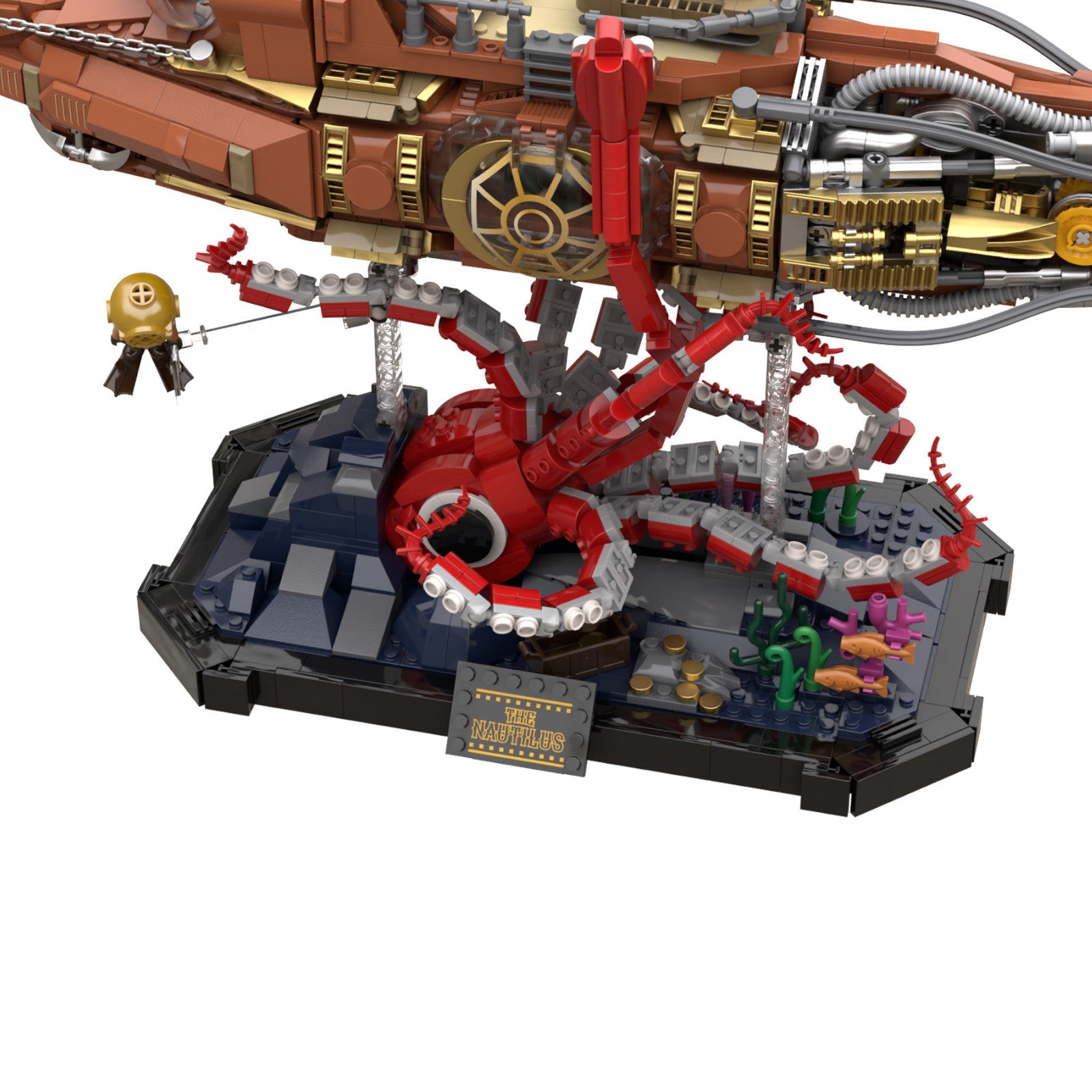Pantasy The Nautilus Steampunk Submarine 2552 Pieces 3D Puzzle Alternate 3