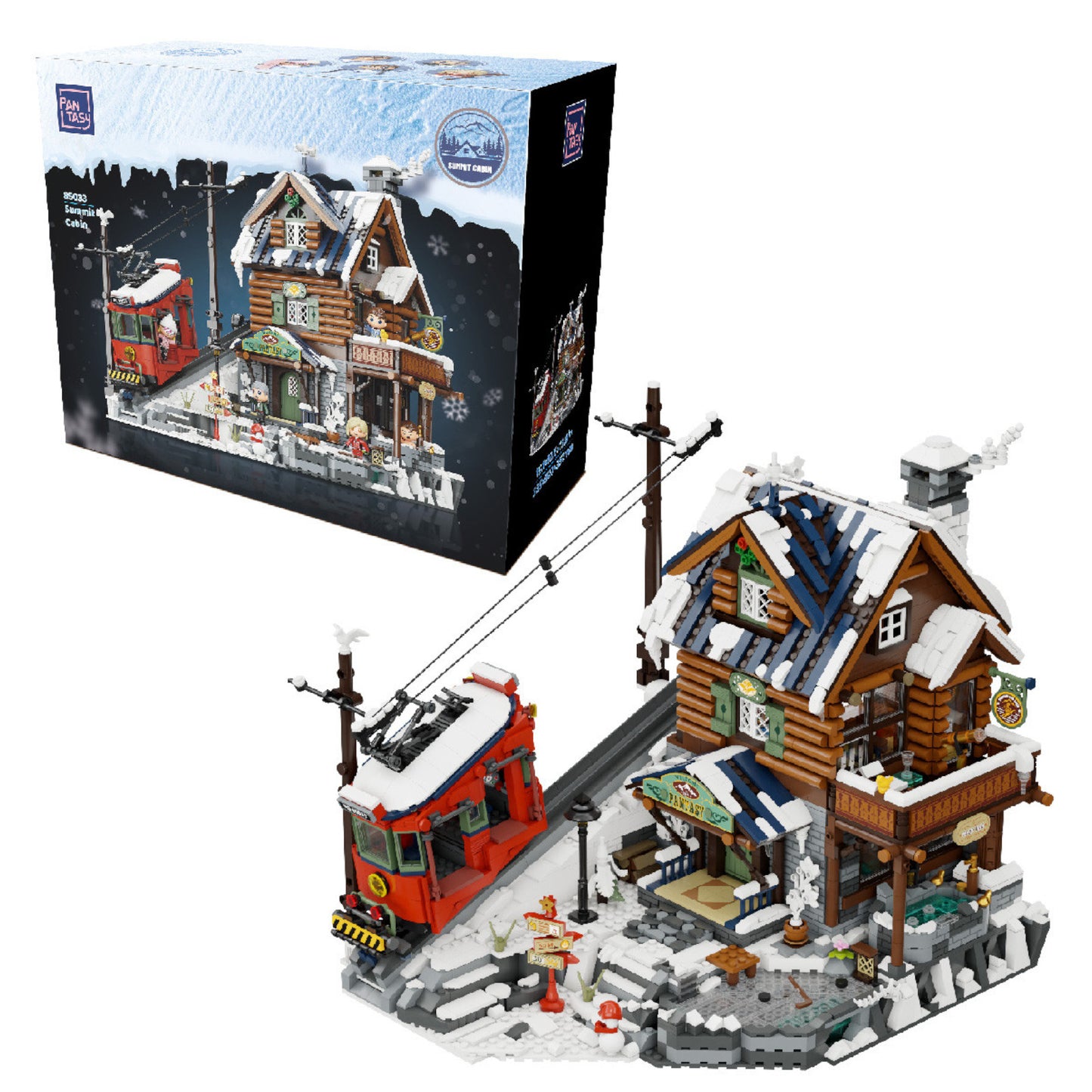 Pantasy Mountain Summit Ski Cabin 3135 Pieces 3D Puzzle