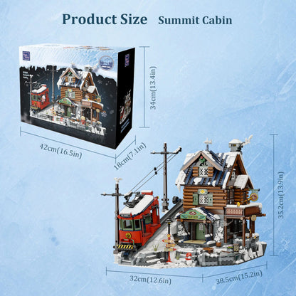 Pantasy Mountain Summit Ski Cabin 3135 Pieces 3D Puzzle Alternate 11
