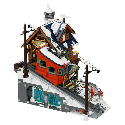 Pantasy Mountain Summit Ski Cabin 3135 Pieces 3D Puzzle Alternate 1