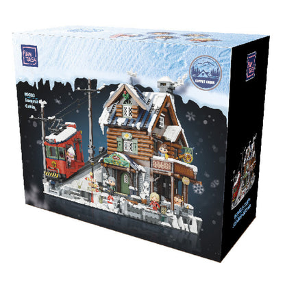 Pantasy Mountain Summit Ski Cabin 3135 Pieces 3D Puzzle Alternate 3