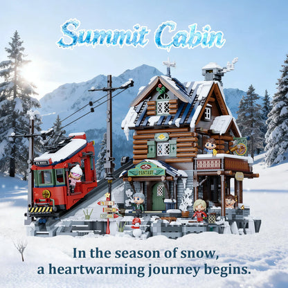 Pantasy Mountain Summit Ski Cabin 3135 Pieces 3D Puzzle Alternate 4
