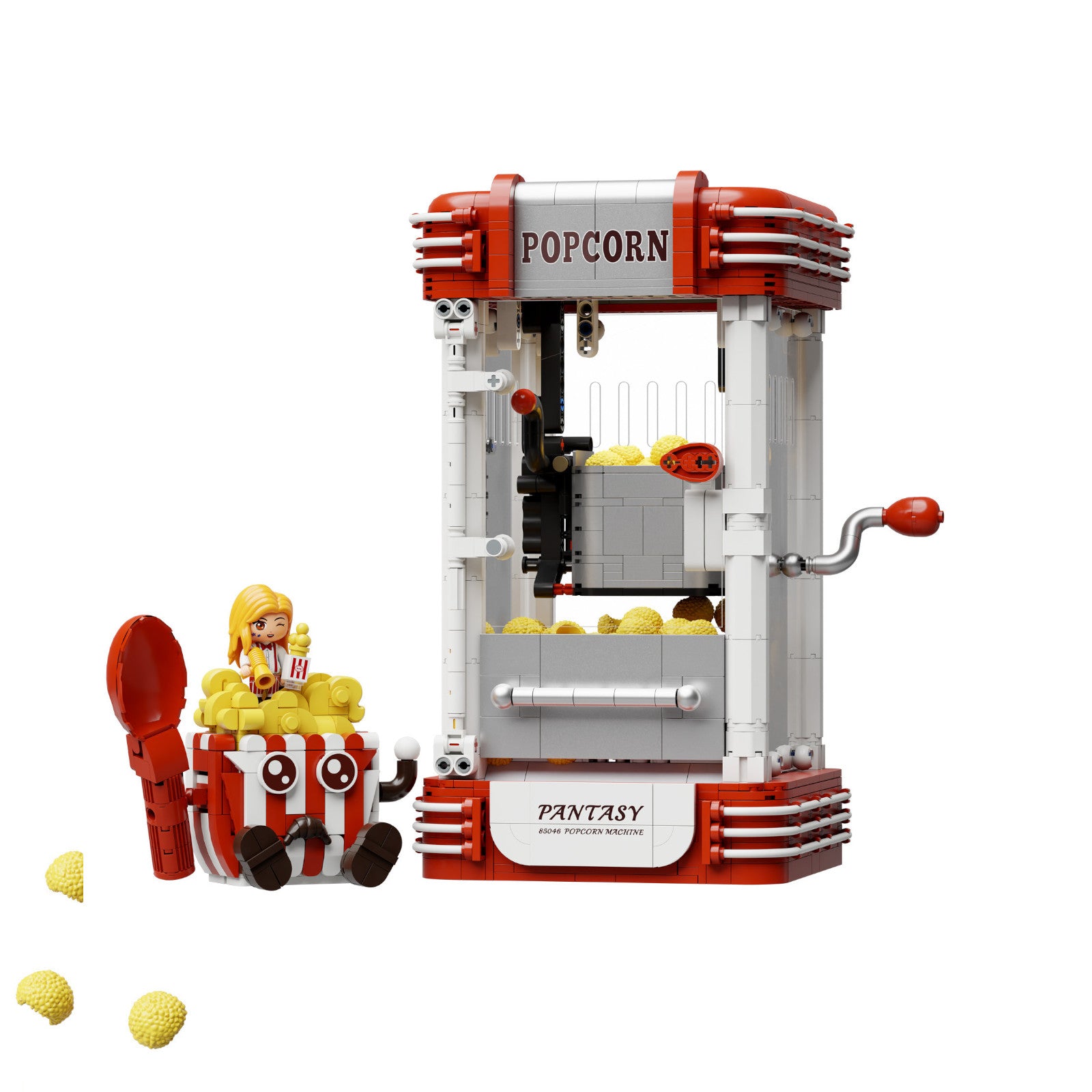 Pantasy Retro Popcorn Maker Machine 1201 Pieces 3D Puzzle Alternate 4