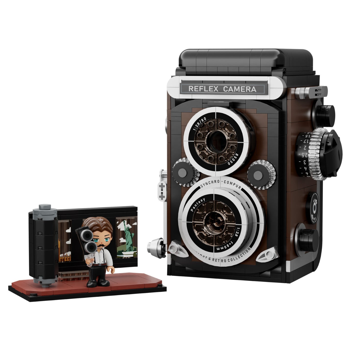 Pantasy Retro Twin Lens Reflex Camera 793 Pieces 3D Puzzle Alternate 1