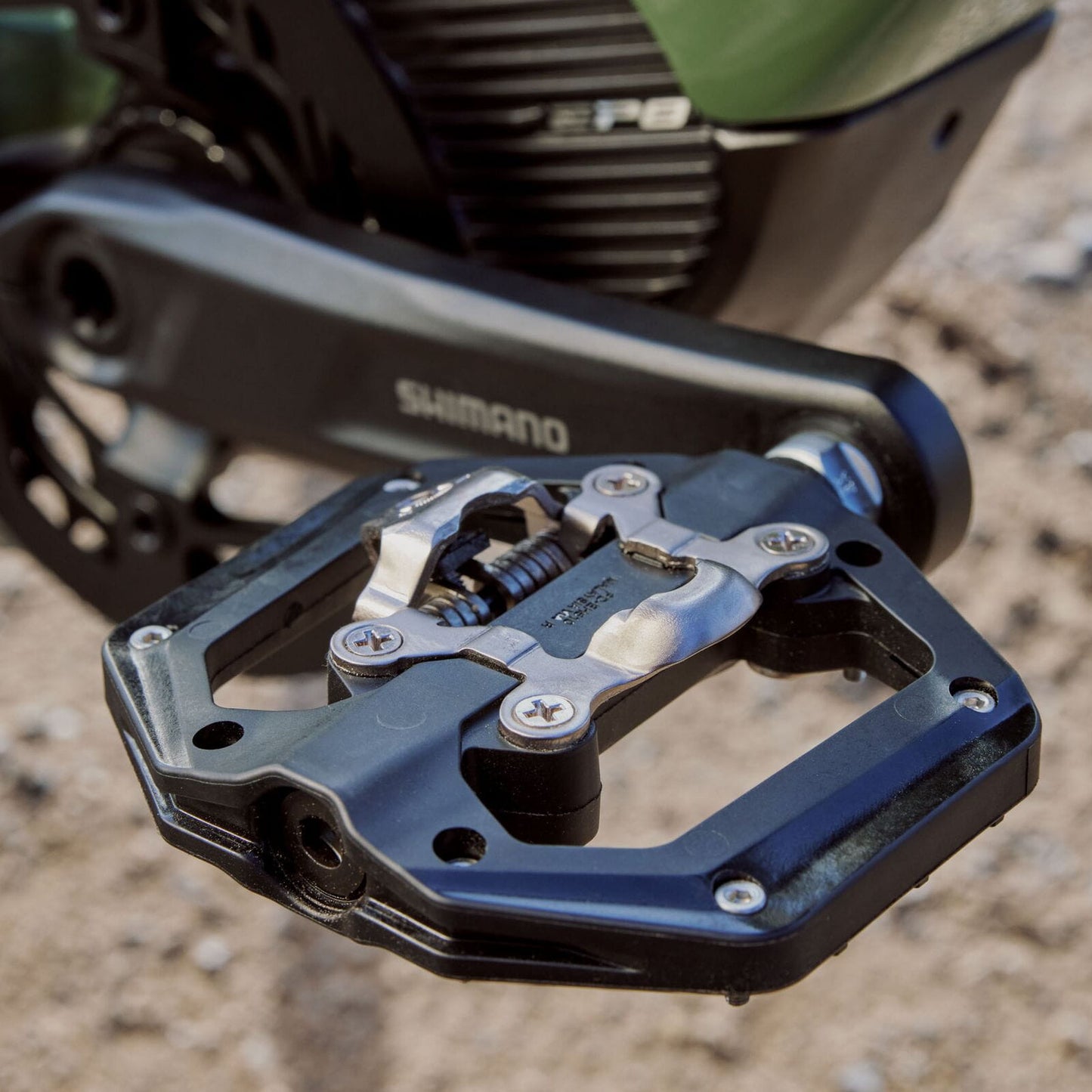Shimano One-Sided Mechanism Shimano SPD Clipless Bike Pedals EH510 Alternate 7